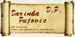 Darinka Pujović vizit kartica